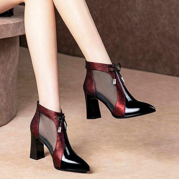 boots 2021 ankle mesh woman,summer high heels shoes,back zipper,pointed toe,female footware,blue,wine-red,drop, Black
boots 2021 ankle mesh woman,summer high heels shoes,back zipper,pointed toe,female footware,blue,wine-red,drop, Black