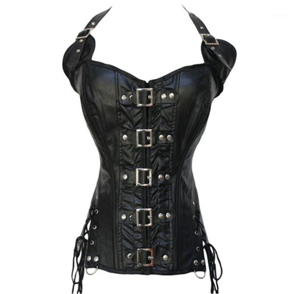 fashion corset vintage black brown steel boned faux leather steampunk bustier plue size s-xxl bustiers & corsets, Black;white
fashion corset vintage black brown steel boned faux leather steampunk bustier plue size s-xxl bustiers & corsets, Black;white