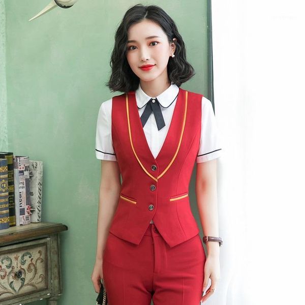 women's vests 2021 formal women waistcoat & vest office ladies work wear female business clothes red, Black;white
women's vests 2021 formal women waistcoat & vest office ladies work wear female business clothes red, Black;white