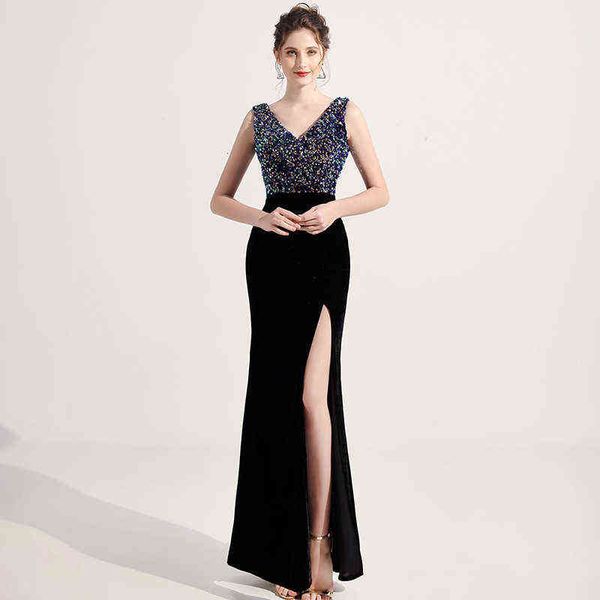 luxury prom dresses 2021 fashion nightclub show car model annual meeting banquet evening long style, Black
luxury prom dresses 2021 fashion nightclub show car model annual meeting banquet evening long style, Black