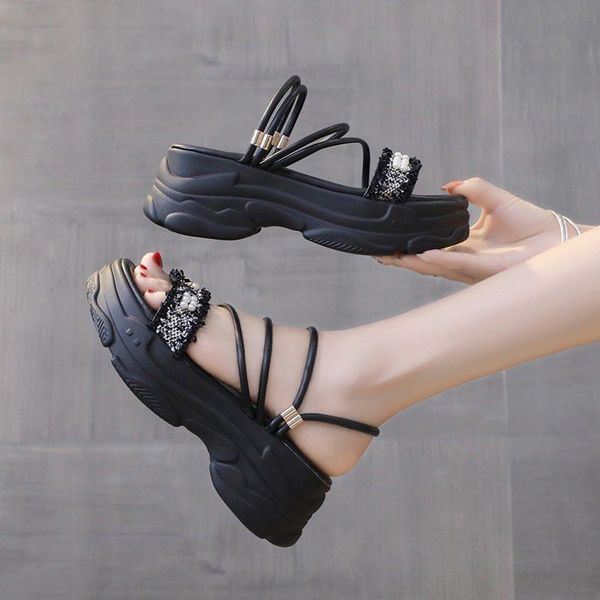 dress shoes 2021 pearls slides women sandals heel slippers torridity sandal handmade roman female outdoor 35-40, Black
dress shoes 2021 pearls slides women sandals heel slippers torridity sandal handmade roman female outdoor 35-40, Black
