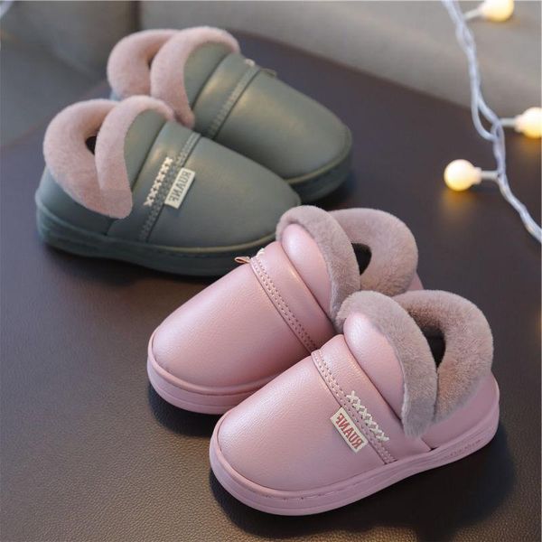 slipper children' cotton slippers winter boys girls indoor leather waterproof and thermal insulation cartoon boots children shoes, Black;grey
slipper children' cotton slippers winter boys girls indoor leather waterproof and thermal insulation cartoon boots children shoes, Black;grey