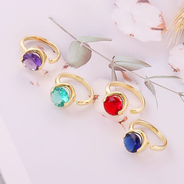 factory wholesale new multi color cut zircon fashion opening women's ring ins colorfast r17 party gift
factory wholesale new multi color cut zircon fashion opening women's ring ins colorfast r17 party gift