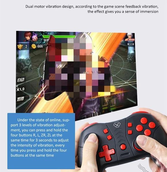 game controllers & joysticks wireless bluetooth gamepad joystick remote controller turbo and dual vibration gamepads for switch win
game controllers & joysticks wireless bluetooth gamepad joystick remote controller turbo and dual vibration gamepads for switch win