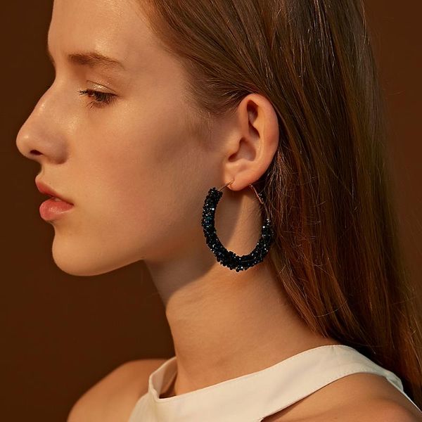hoop & huggie earrings for women 2021 korean fashion big black gold dangle trend earring jewelry drop ear gift, Golden;silver
hoop & huggie earrings for women 2021 korean fashion big black gold dangle trend earring jewelry drop ear gift, Golden;silver