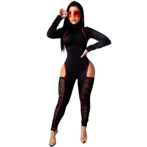 women's jumpsuits & rompers casual women sheer mesh jumpsuit full sleeve party night clubwear skinny winter clothes romper overalls, Black;white
women's jumpsuits & rompers casual women sheer mesh jumpsuit full sleeve party night clubwear skinny winter clothes romper overalls, Black;white