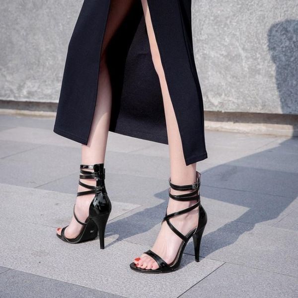 sandals roman 2021 fashion open toe one line buckle fairy spring and summer thin belt high heels women's large shoes women, Black
sandals roman 2021 fashion open toe one line buckle fairy spring and summer thin belt high heels women's large shoes women, Black