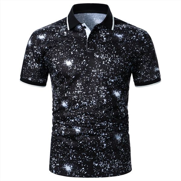 ink printing shirt men polos short sleeve summer harajuku breathe streetwear casual fashion, White;black
ink printing shirt men polos short sleeve summer harajuku breathe streetwear casual fashion, White;black