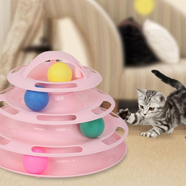 cat toys pets interactive cats three-tier / four-tier turntable pet intellectual track tower funny toy plate 3 4 balls levels
cat toys pets interactive cats three-tier / four-tier turntable pet intellectual track tower funny toy plate 3 4 balls levels