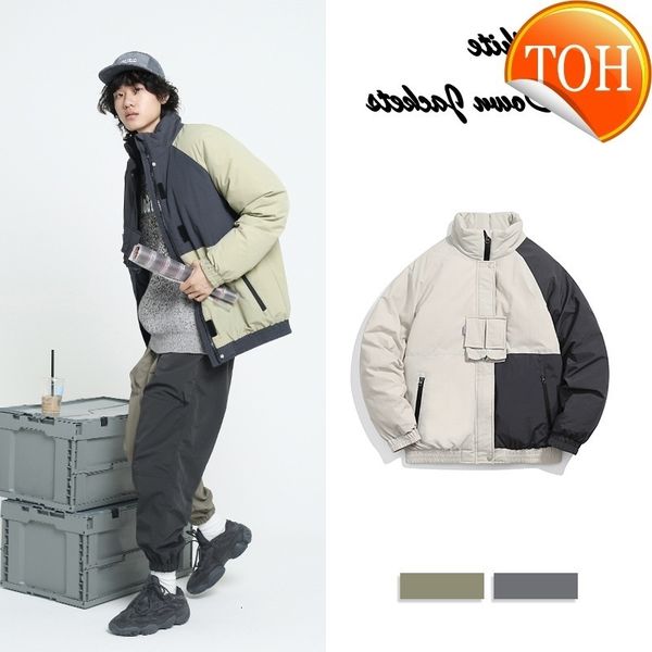 winter men's front procket cargo puff jackets loose stand collar military style white duck down coats men thick outerwear jk-906, Black
winter men's front procket cargo puff jackets loose stand collar military style white duck down coats men thick outerwear jk-906, Black