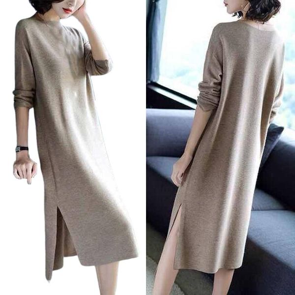 casual dresses autumn winter long straight dress women knit maxi o neck ribbed basic midi pullover sweater, Black;gray
casual dresses autumn winter long straight dress women knit maxi o neck ribbed basic midi pullover sweater, Black;gray
