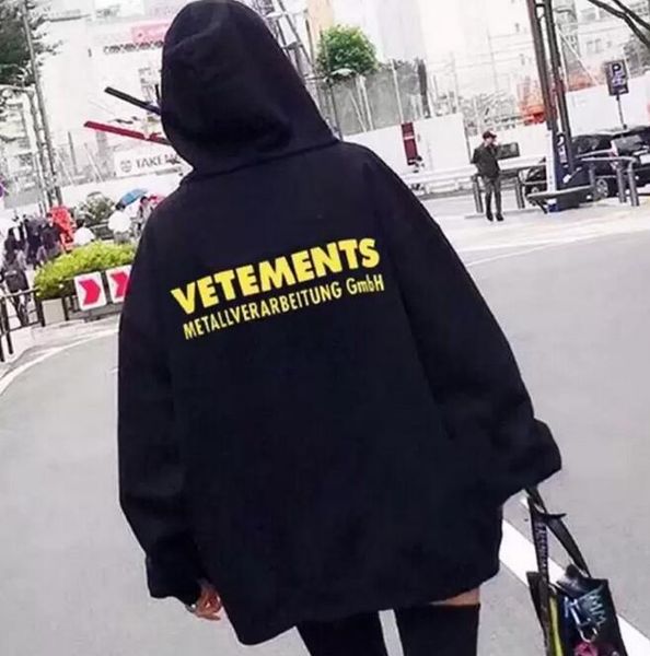 vetement femme hoodies men women metallverarbeitung gmbh fashion hip hop pullover vetements letter print sweatshirts fleece, Black
vetement femme hoodies men women metallverarbeitung gmbh fashion hip hop pullover vetements letter print sweatshirts fleece, Black