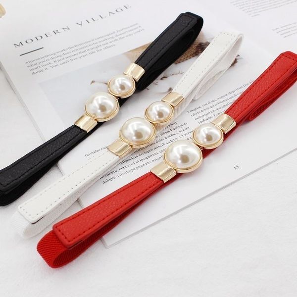 belts 1pcs women double pearl belt pu leather dress skirt waist elastic thin ladies waistband for designer, Black;brown
belts 1pcs women double pearl belt pu leather dress skirt waist elastic thin ladies waistband for designer, Black;brown