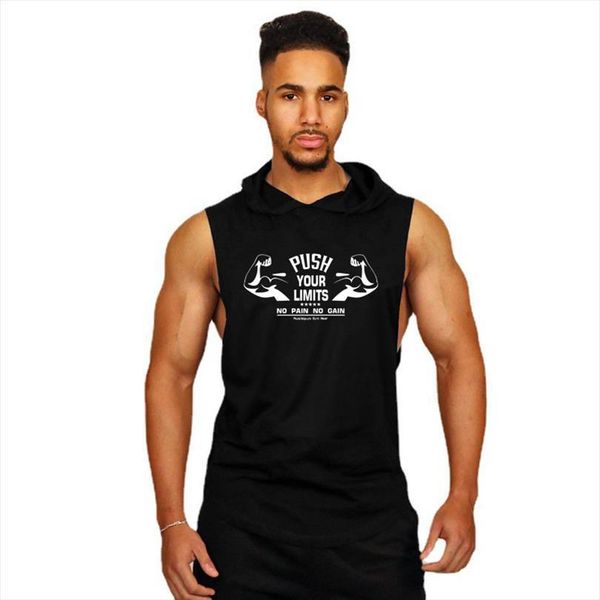 summer clothing fitness hooded tank men bodybuilding stringer hoodie tankworkout singlet sleeveless shirt, White;black
summer clothing fitness hooded tank men bodybuilding stringer hoodie tankworkout singlet sleeveless shirt, White;black