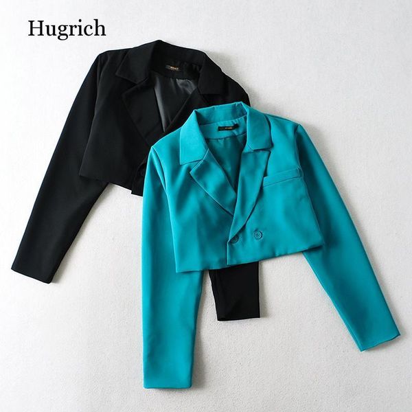 women's suits & blazers double-breasted jacket solid color long-sleeved casual short with pockets black loose, White;black
women's suits & blazers double-breasted jacket solid color long-sleeved casual short with pockets black loose, White;black