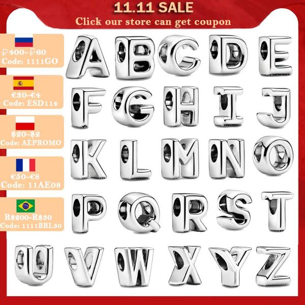 other authentic 925 sterling silver 26 letters a-z alphabet bead charm fit bracelet and key ring woman handbag holder
other authentic 925 sterling silver 26 letters a-z alphabet bead charm fit bracelet and key ring woman handbag holder