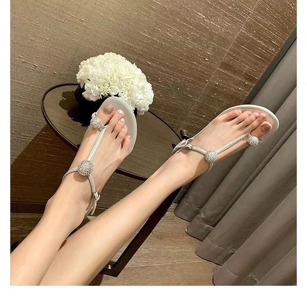 sandals thong european and american fashion summer shoes flat flip-flops strap glass jewelry comfortable shoe, Black
sandals thong european and american fashion summer shoes flat flip-flops strap glass jewelry comfortable shoe, Black