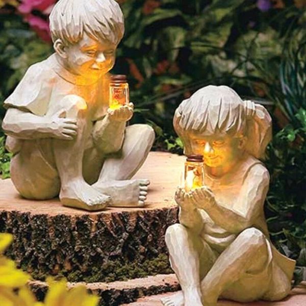 solar fireflies sitting kids statue garden ornament lighted firefly jar boy/girl sculpture cute cartoon decoration decorations
solar fireflies sitting kids statue garden ornament lighted firefly jar boy/girl sculpture cute cartoon decoration decorations