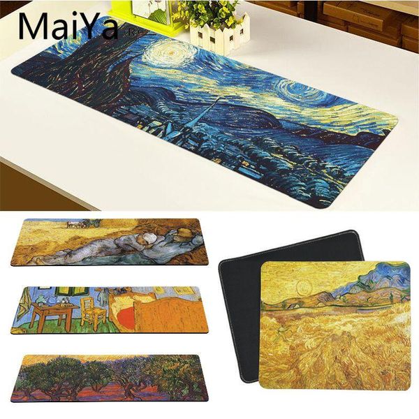 mouse pads & wrist rests maiya van gogh art diy design pattern game mousepad large pad keyboards mat
mouse pads & wrist rests maiya van gogh art diy design pattern game mousepad large pad keyboards mat