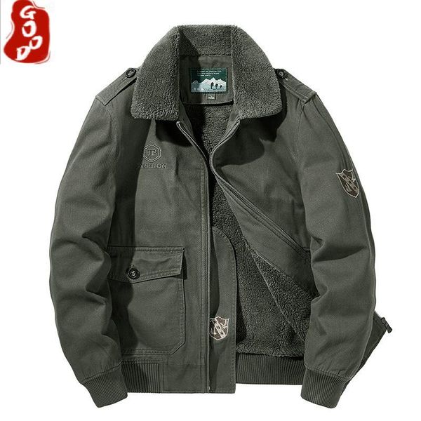 men's jackets winter warm coats plus velvet thick military bomber jacket coat for men fleece liner oversized, Black;brown
men's jackets winter warm coats plus velvet thick military bomber jacket coat for men fleece liner oversized, Black;brown