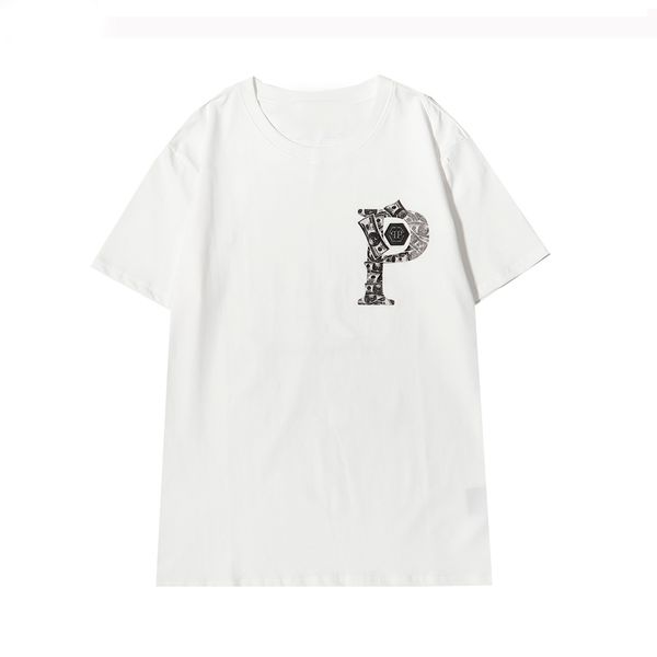 2022 phillip plain men designer pp skull diamond t shirt short sleeve dollar brown bear brand tee o-neck skulls tshirt tees 101, White;black
2022 phillip plain men designer pp skull diamond t shirt short sleeve dollar brown bear brand tee o-neck skulls tshirt tees 101, White;black