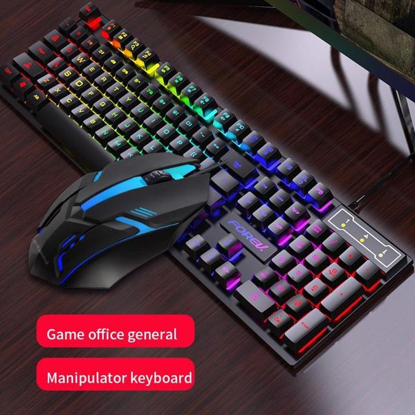 keyboard mouse combos colorful luminous backlight computer wired game set suspended mechanical feel
keyboard mouse combos colorful luminous backlight computer wired game set suspended mechanical feel