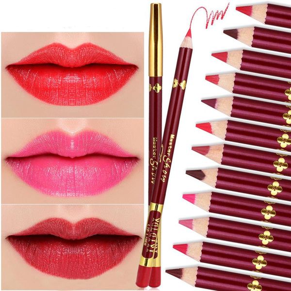 lip pencils 12 colors cosmetic professional wood lipliner waterproof lady charming liner soft pencil contour makeup lipstick tool
lip pencils 12 colors cosmetic professional wood lipliner waterproof lady charming liner soft pencil contour makeup lipstick tool