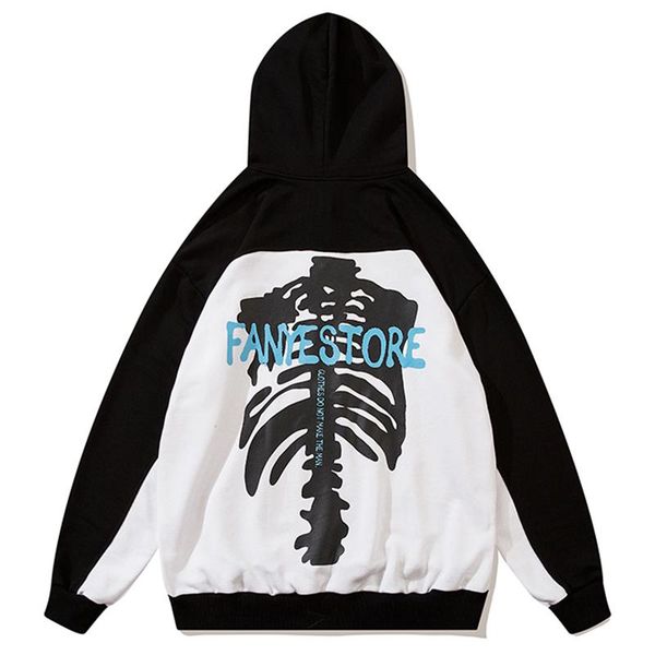 men's hoodies & sweatshirts hip hop men skeleton letter print pullover streetwear sweatshirt winter pocket cotton hoodie punk jackets, Black
men's hoodies & sweatshirts hip hop men skeleton letter print pullover streetwear sweatshirt winter pocket cotton hoodie punk jackets, Black