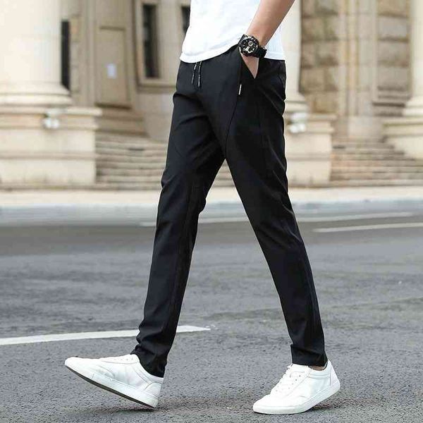 men's sports korean fashion small foot casual men's slim fit autumn and winter pants 818#, Black
men's sports korean fashion small foot casual men's slim fit autumn and winter pants 818#, Black