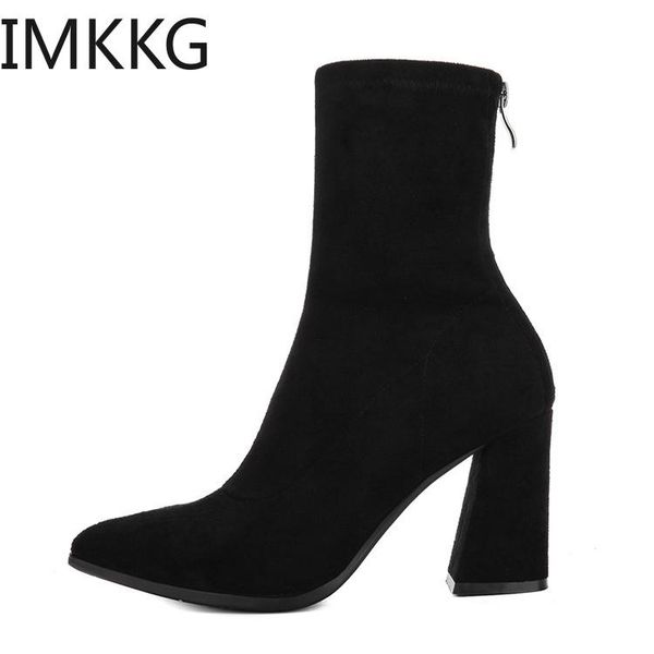 boots 2021 women strange style thick high heels autumn winter female short fashion stretch sock shoes woman zipper, Black
boots 2021 women strange style thick high heels autumn winter female short fashion stretch sock shoes woman zipper, Black