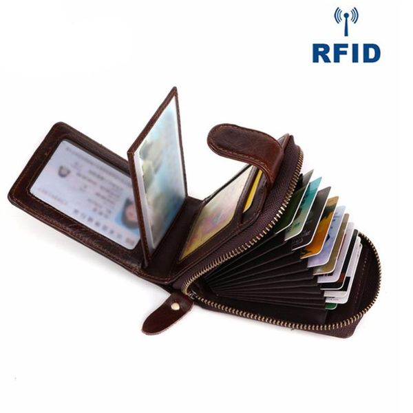 card holders 2021 wallet genuine leather rfid men business id cards high capacity money clips purse porte carte, Brown;gray
card holders 2021 wallet genuine leather rfid men business id cards high capacity money clips purse porte carte, Brown;gray