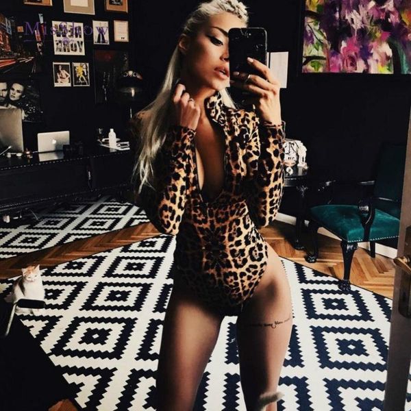women's jumpsuits & rompers a high-collar monkey wearing tight pants to monkeys with leopard print for women, Black;white
women's jumpsuits & rompers a high-collar monkey wearing tight pants to monkeys with leopard print for women, Black;white