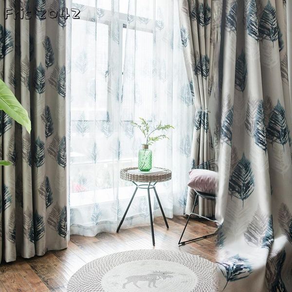curtain & drapes 2021 modern american country leaf printing finished custom blackout curtains for living dining room bedroom
curtain & drapes 2021 modern american country leaf printing finished custom blackout curtains for living dining room bedroom