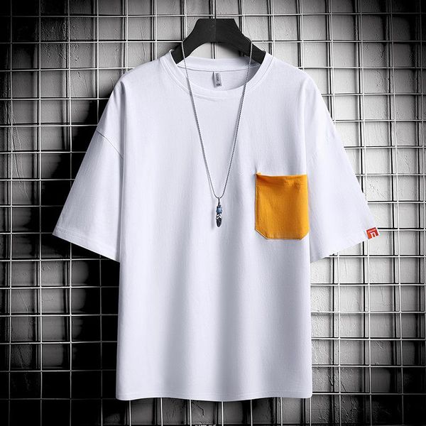 men's t-shirts 2021 summer mesh t-shirt short-sleeved casual pocket loose round neck bottoming shirt oversized t, White;black
men's t-shirts 2021 summer mesh t-shirt short-sleeved casual pocket loose round neck bottoming shirt oversized t, White;black