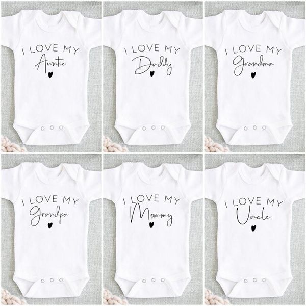 rompers i love my daddy/auntie/mommy/uncle boys girls born baby bodysuit casual round neck jumpsuit funny print clothes, Blue
rompers i love my daddy/auntie/mommy/uncle boys girls born baby bodysuit casual round neck jumpsuit funny print clothes, Blue