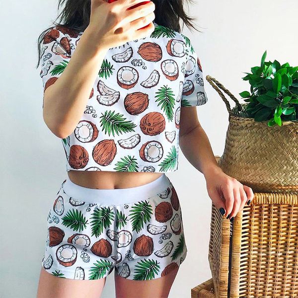 printed t shirt shorts women pajamas o neck elastic waist bow ruffle hem female sets 2021 summer fashion ladies home clothes, Black;red
printed t shirt shorts women pajamas o neck elastic waist bow ruffle hem female sets 2021 summer fashion ladies home clothes, Black;red