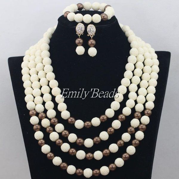 earrings & necklace 2021 amazing nigerian bead necklaces wedding white coral beads set african jewelry cj477, Silver
earrings & necklace 2021 amazing nigerian bead necklaces wedding white coral beads set african jewelry cj477, Silver