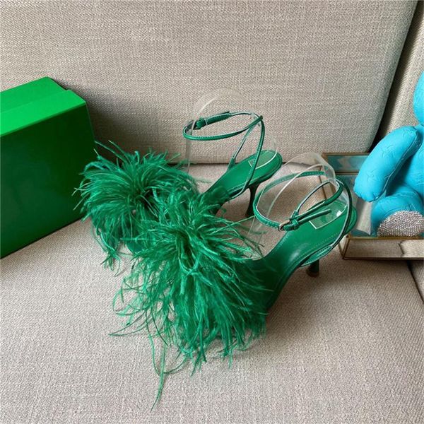 sandals summer fashion fur women runway genuine leather high heels shoes lady party chic ankle strap pumps, Black
sandals summer fashion fur women runway genuine leather high heels shoes lady party chic ankle strap pumps, Black