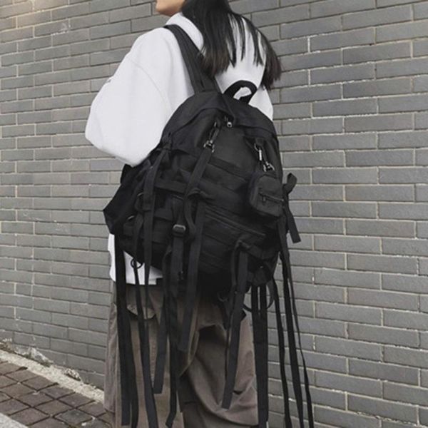 backpack rosetic 2021 gothic black backpacks travel bag harajuku casual shoulder punk goth fashion couple school bags
backpack rosetic 2021 gothic black backpacks travel bag harajuku casual shoulder punk goth fashion couple school bags