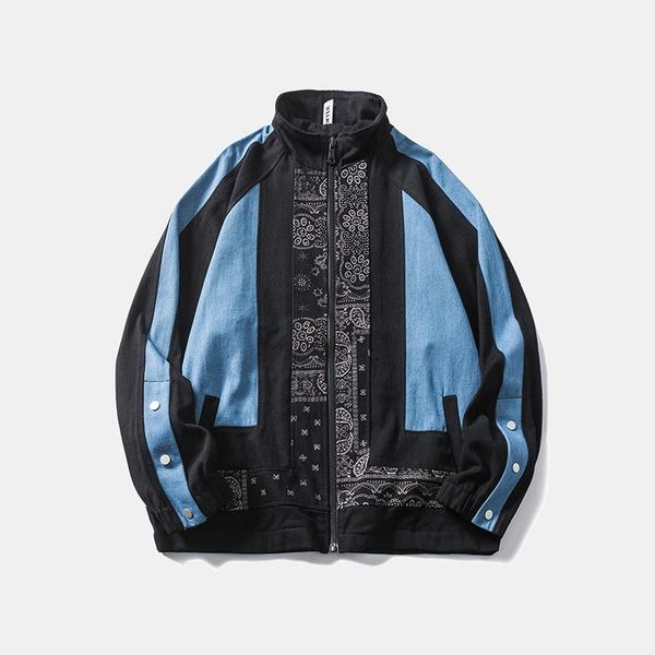 men's jackets japanese retro cashew color block stand autumn jacket mens and womens harajuku streetwear oversize loose casual coat, Black;brown
men's jackets japanese retro cashew color block stand autumn jacket mens and womens harajuku streetwear oversize loose casual coat, Black;brown