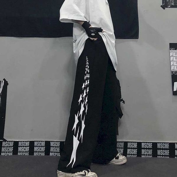loose straight wide leg mopping pants for men and women new hip-hop harajuku korean retro dark star printing spring and autu, Black
loose straight wide leg mopping pants for men and women new hip-hop harajuku korean retro dark star printing spring and autu, Black