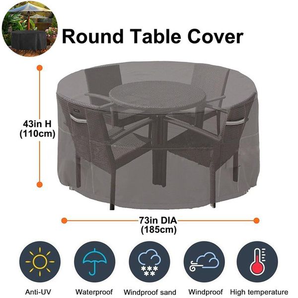 table cloth outdoor furniture cover garden waterproof dust round chair rain covers @ls
table cloth outdoor furniture cover garden waterproof dust round chair rain covers @ls