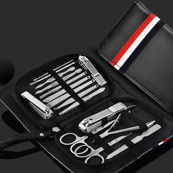 nail art kits 16 piece stainless steel clipper set scissors beauty pedicure tool manicure sickle pusher care with case
nail art kits 16 piece stainless steel clipper set scissors beauty pedicure tool manicure sickle pusher care with case