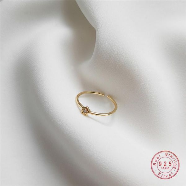 cluster rings hi man 925 sterling silver korean ins crystal star opening adjustable ring women noble elegant birthday party jewelry, Golden;silver
cluster rings hi man 925 sterling silver korean ins crystal star opening adjustable ring women noble elegant birthday party jewelry, Golden;silver