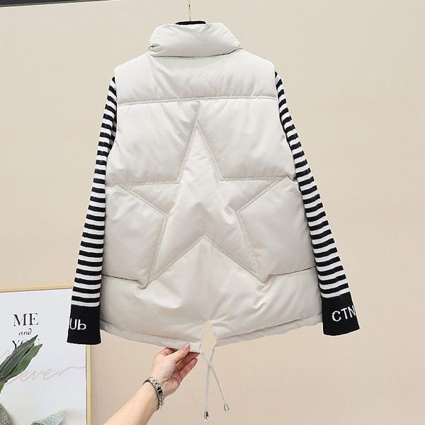 women's vests autumn winter coat warm vest 2021 korean style loose coats thickening short down cotton waistcoat women padded jacket x38, Black;white
women's vests autumn winter coat warm vest 2021 korean style loose coats thickening short down cotton waistcoat women padded jacket x38, Black;white