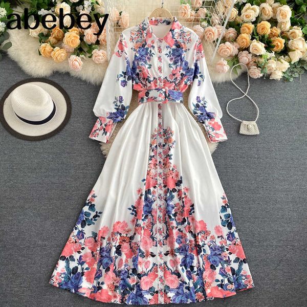 women retro print maxi dress autumn turn-down collar puff sleeve button a-line dress korean boho print long robe 210715, Black;gray
women retro print maxi dress autumn turn-down collar puff sleeve button a-line dress korean boho print long robe 210715, Black;gray