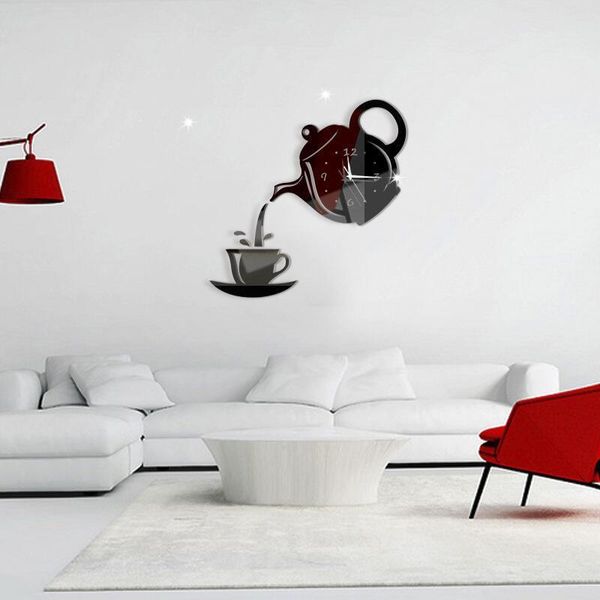wall clocks clock diy teapot acrylic mirror stickers decorative living room bedroom silent
wall clocks clock diy teapot acrylic mirror stickers decorative living room bedroom silent