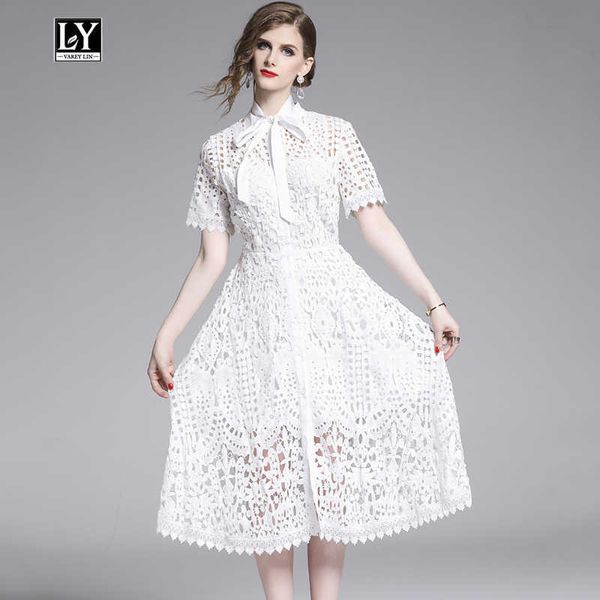 ly varey lin elegant party dress lace hollow out stand collar short sleeve single breasted black high waist mid-calf 210526, Black;gray
ly varey lin elegant party dress lace hollow out stand collar short sleeve single breasted black high waist mid-calf 210526, Black;gray