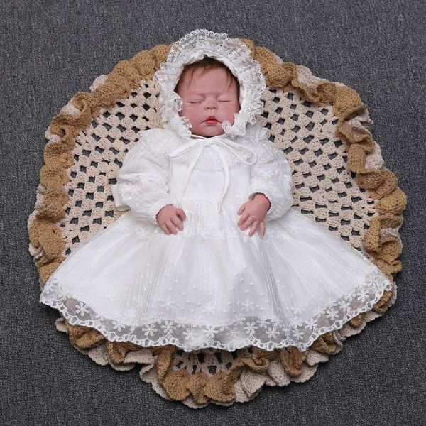 girl's dresses hollow lace long sleeves baby girl baptism christening dress born 1st birthday infant vestidos party princess with hat, Red;yellow
girl's dresses hollow lace long sleeves baby girl baptism christening dress born 1st birthday infant vestidos party princess with hat, Red;yellow