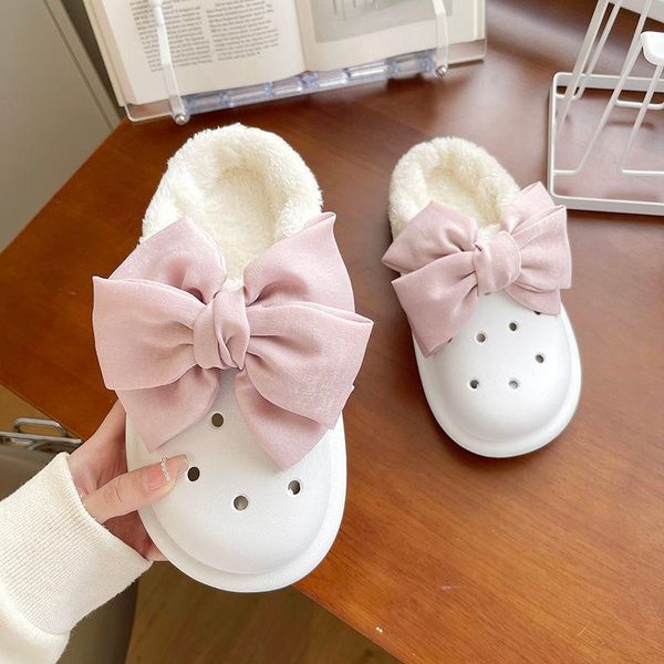 slippers 2021 women's plush for home ladies flat shoes woman waterproof soft comfort female cute bowknot indoor slipper, Black
slippers 2021 women's plush for home ladies flat shoes woman waterproof soft comfort female cute bowknot indoor slipper, Black